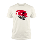 TEAM TÜRKIYE / Premium Fußball Fan T-Shirt White - Edition