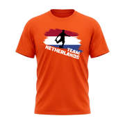 TEAM NETHERLANDS – Premium Fußball Fan T-Shirt ORANGE- Edition