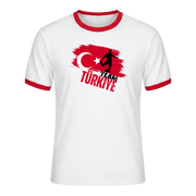 TEAM TÜRKIYE Retro Ringer T-Shirt White-Red Edition