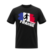 TEAM FRANCE – Premium Fußball Fan T-Shirt – Black Edition
