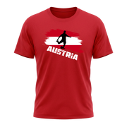 TEAM AUSTRIA– Premium Fußball Fan T-Shirt – Red Edition