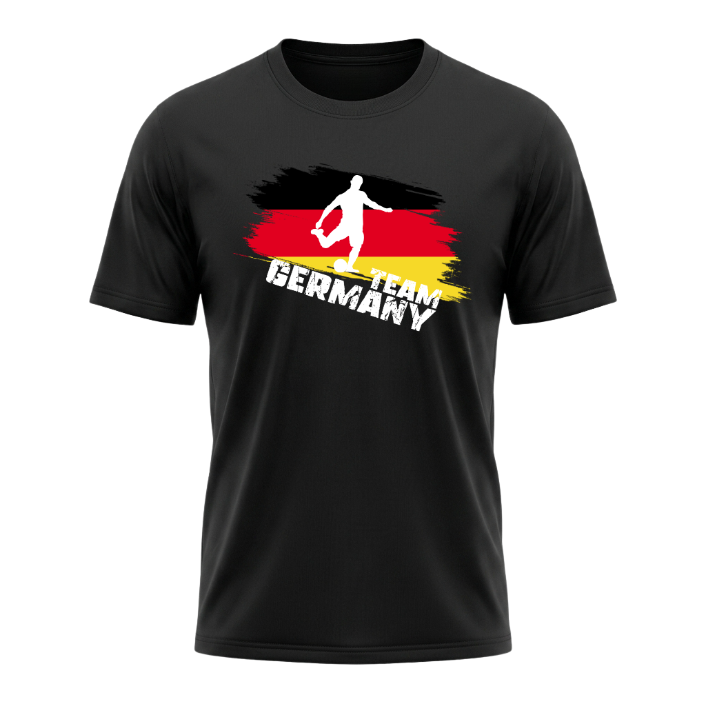 TEAM DEUTSCHLAND – Active Performance Sportshirt – Black Edition