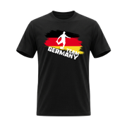 TEAM DEUTSCHLAND – Premium Fußball Fan T-Shirt – Black Edition