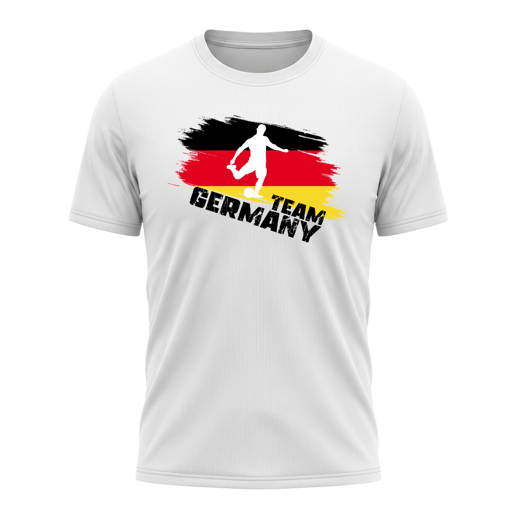 TEAM DEUTSCHLAND – Active Performance Sportshirt – White Edition