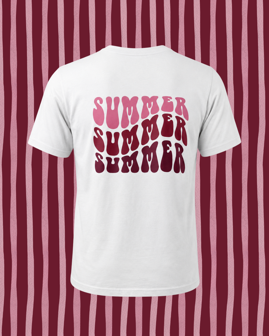 SUMMER – Premium Sommer T-Shirt | 100% Baumwolle | Damen, Herren & Kinder | pink