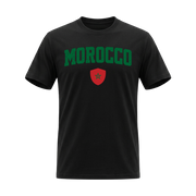 MOROCCO – Premium Nation Fan T-Shirt – Black Edition