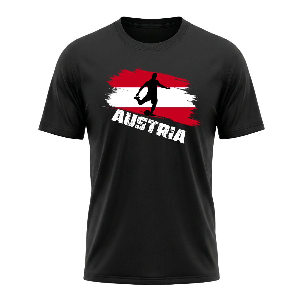 TEAM AUSTRIA – Active Performance Sportshirt – Black Edition