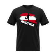 TEAM AUSTRIA – Premium Fußball Fan T-Shirt – Black Edition