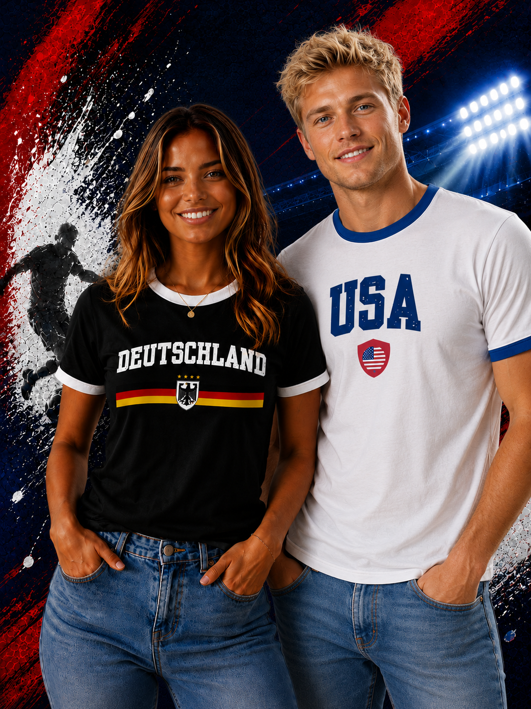 Design Nation - Retro Ringer Shirts