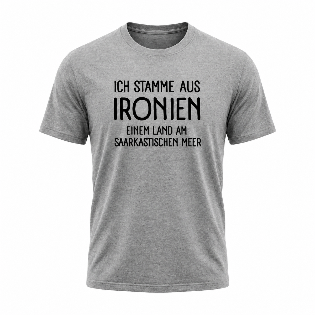 Ich stamme aus Ironien – Lustiges Sprüche T-Shirt mit Sarkasmus & Humor für Damen und Herren