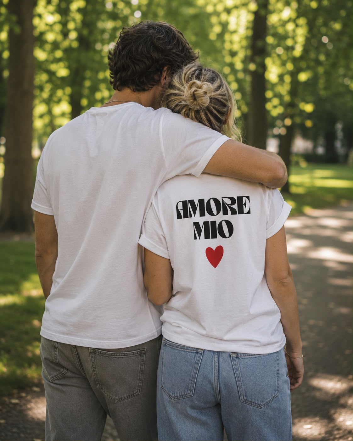 Amore Mio T-Shirt mit Herz – Italienisches Liebesshirt ❤️
