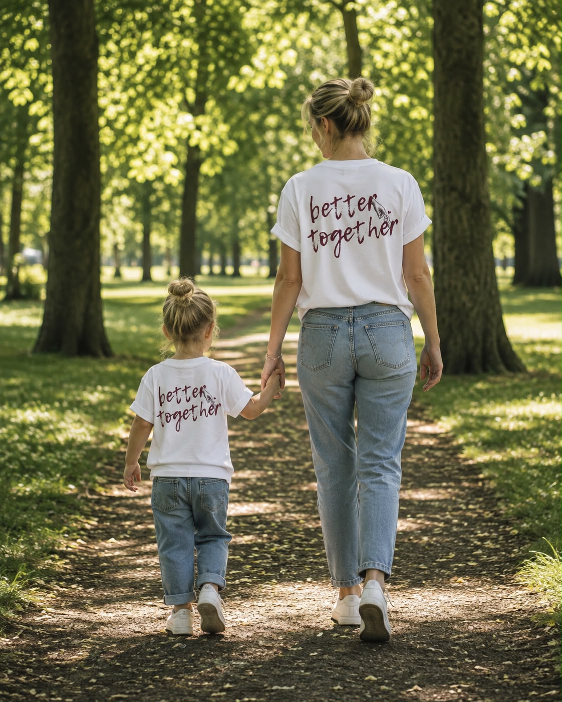 Better Together T-Shirt – Mama & Kind Partnerlook mit Herz ❤️