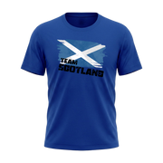 TEAM SCOTLAND – Premium Fußball Fan T-Shirt BLUE - Edition