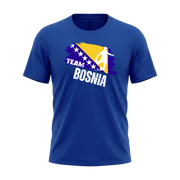 TEAM BOSNIA – Premium Fußball Fan T-Shirt BLUE - Edition