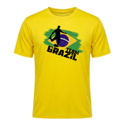 TEAM BRAZIL – Active Performance Sportshirt – Yellow Edition