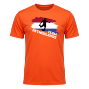 TEAM NETHERLANDS – Active Performance Sportshirt – Orange Edition