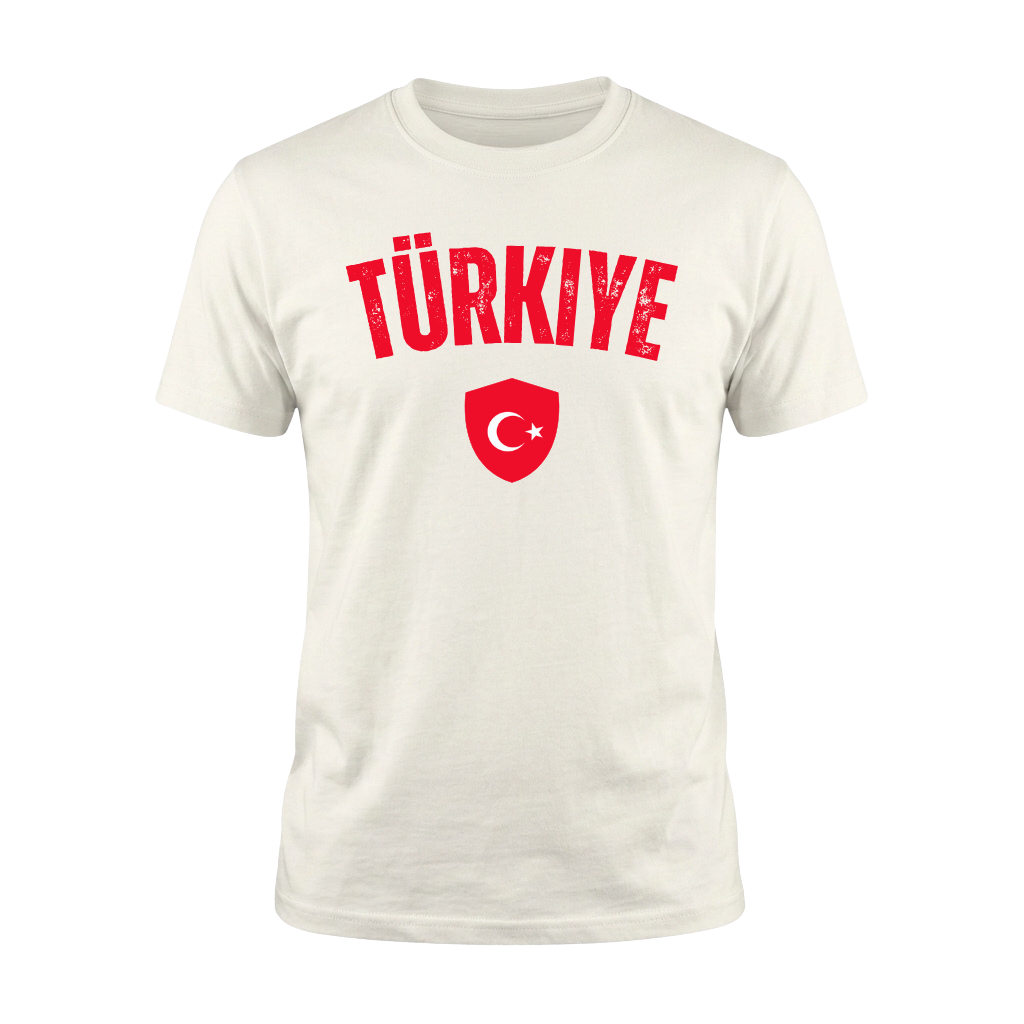 TÜRKIYE – Premium Nation Fan T-Shirt – White Edition