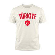 TÜRKIYE – Premium Nation Fan T-Shirt – White Edition