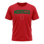 MOROCCO – Premium Nation Fan T-Shirt – Red Edition
