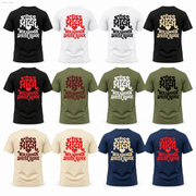 Retro-Shirt „Küss mich – Wir können später reden“ mit Herz und Rückenprint